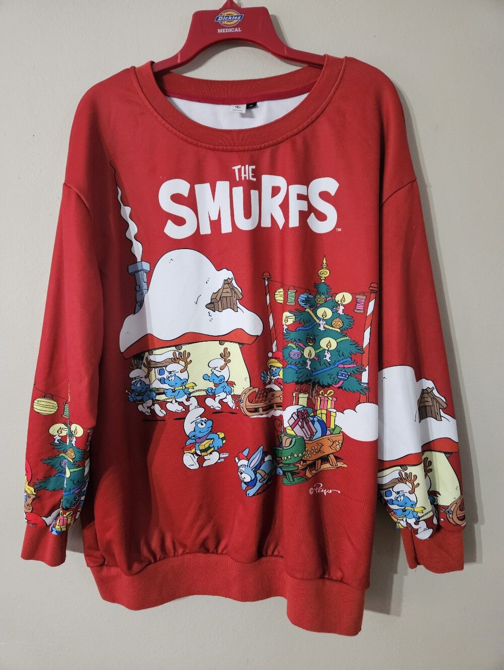 The Smurfs Christmas Sweatshirt 1XL